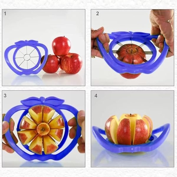 apple corer fruit peeler slicer fruit vegetable divider cutter random color 7