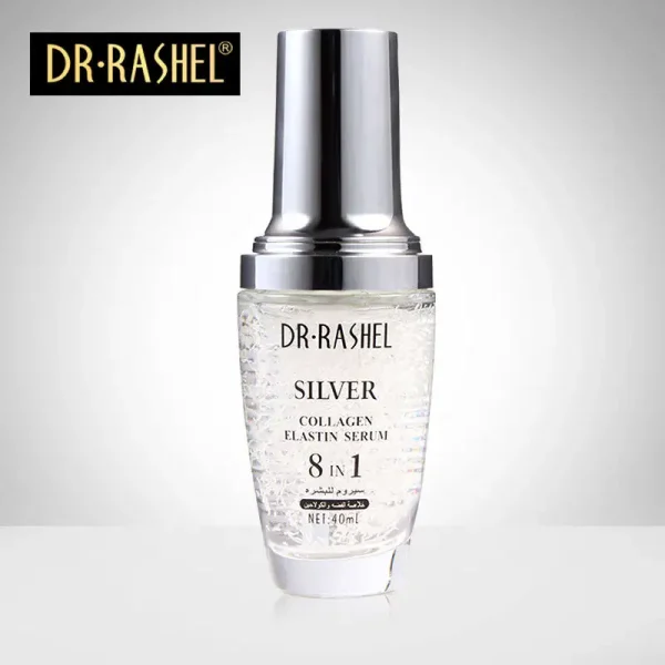 dr rashel 8 in 1 silver collagen elastin face serum moisturizing whitening skin brightening facial serum 40ml 2