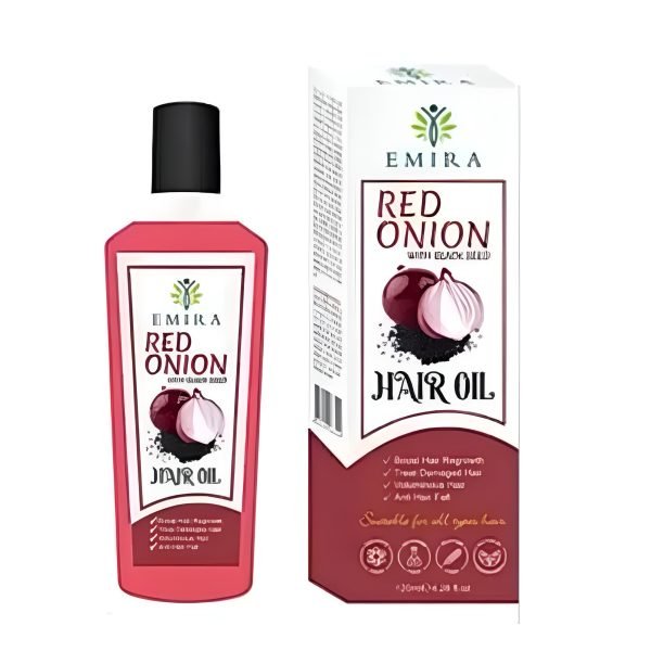 emira red onion with black seed hair oil 120ml 2