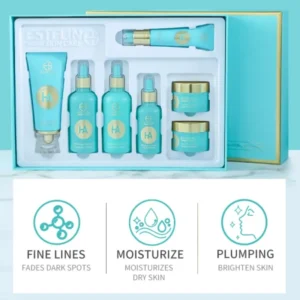 estelin hyaluronic acid hydrating vitalizing skin care set 7 pcs set 7