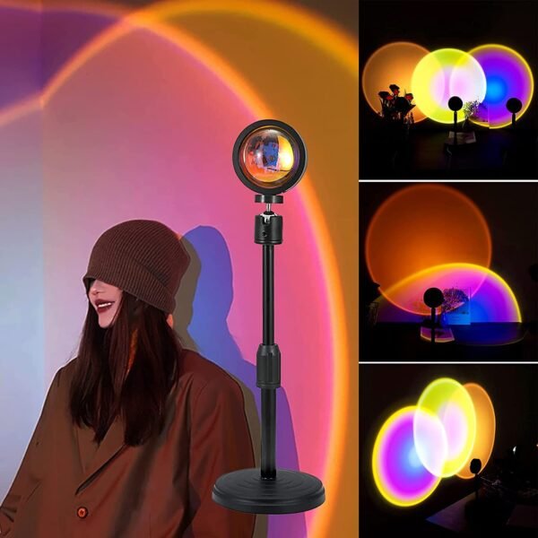 Sunset Portrait Vlog Lamp Multi Color Remote